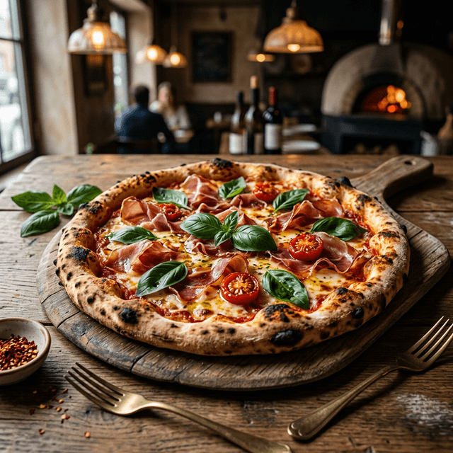 Pizza artesanal italiana